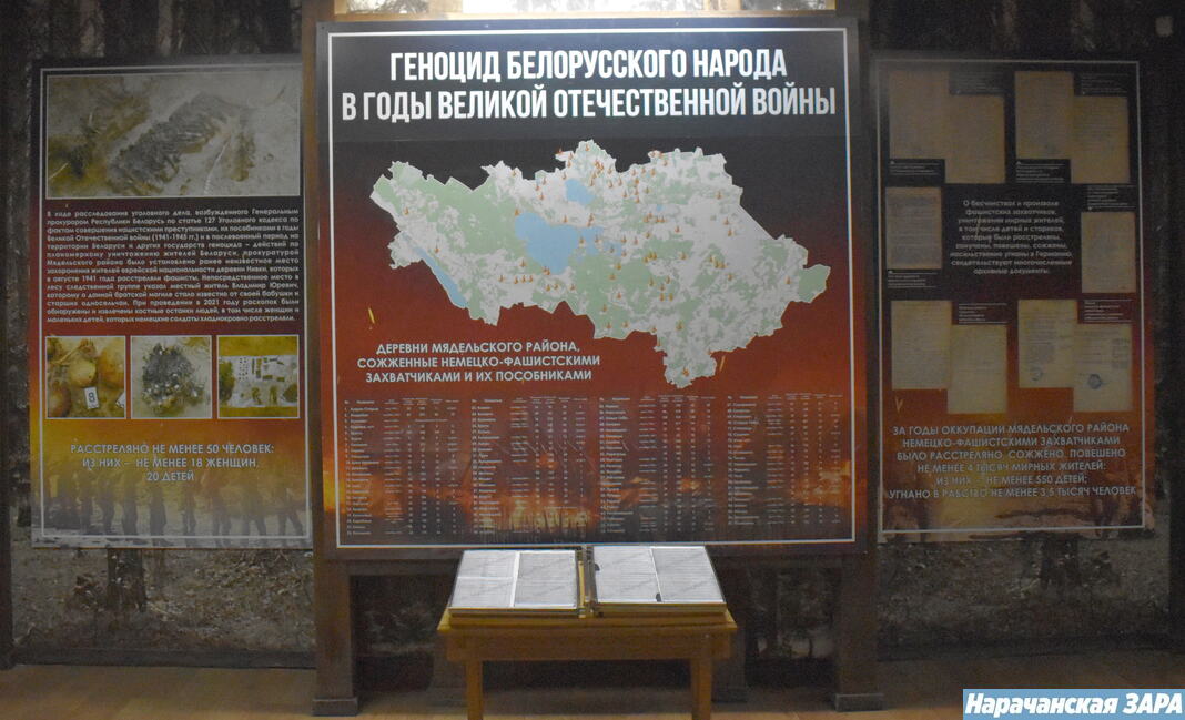 Местный житель указал точное место захоронения. В Мяделе работает экспозиция о геноциде белорусов в годы войны (видео)
