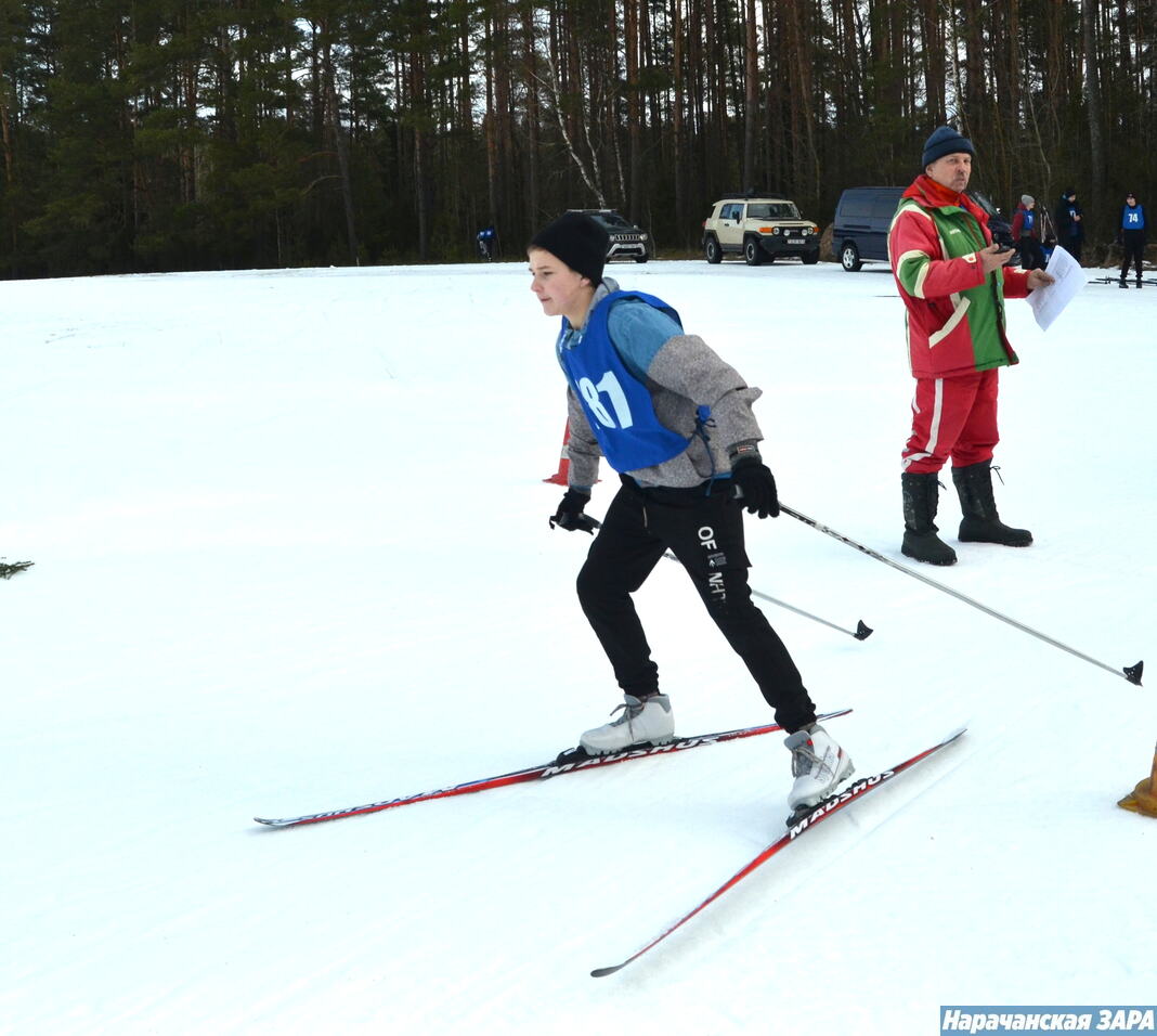 Навучэнцы СДЮШАР раёна вызначылі найлепшых у лыжных гонках (фота)