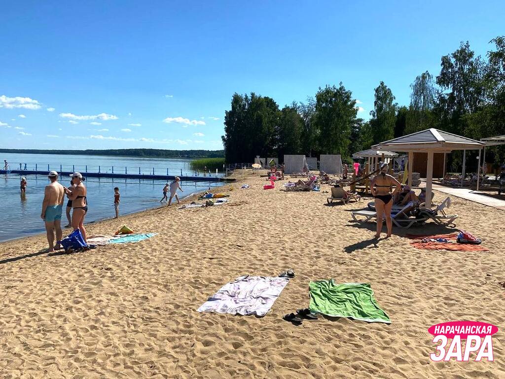 В санатории «Приозерный» на пляже скоро откроют кафе с террасой -  Нарачанская зара