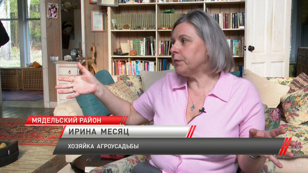 Сменила город на деревню. Россиянка построила усадьбу и теперь развивает туризм в Мядельском районе