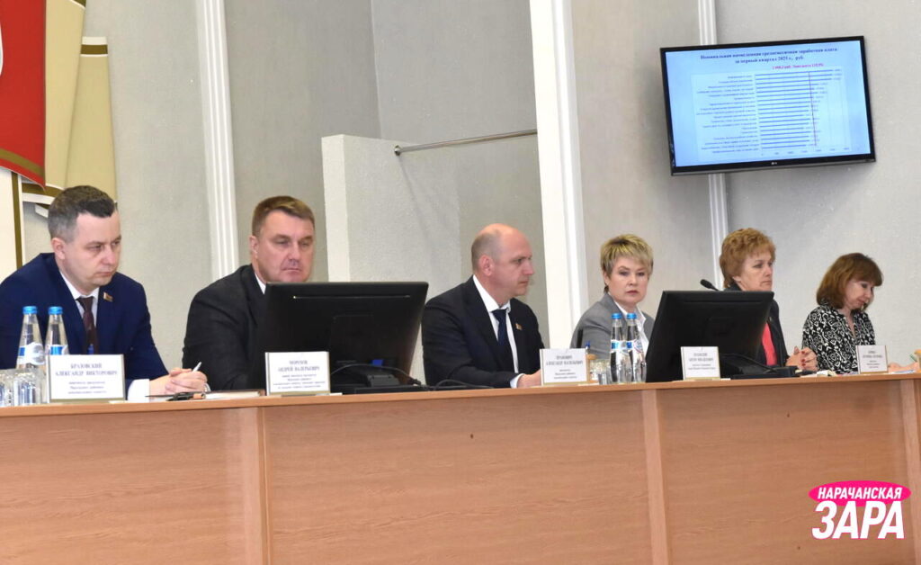 В райисполкоме рассматривают итоги социально-экономического развития района за январь-март