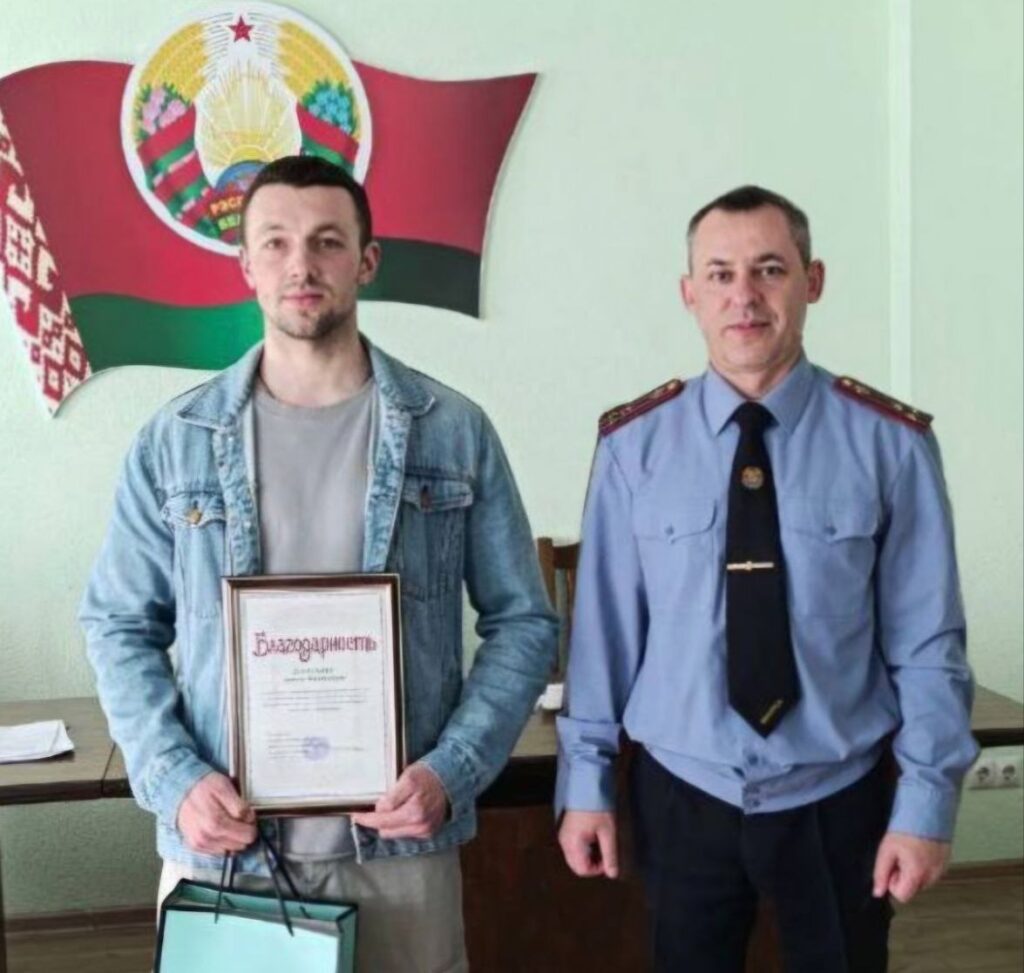 В Княгинине молодой человек помог задержать преступника