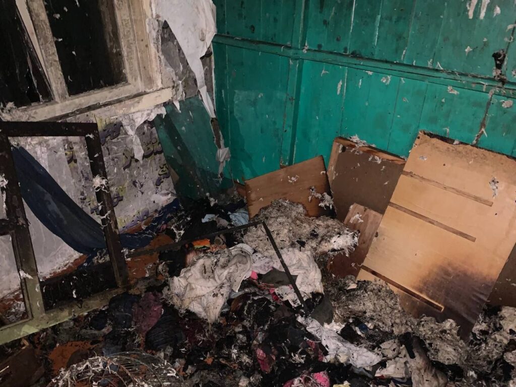 Горел нежилой дом в Осово