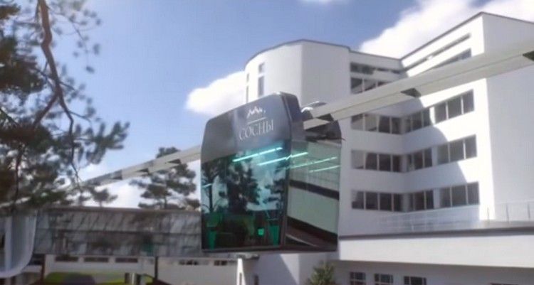 В санатории «Сосны» протестируют транспорт, который свяжет Москву и Минск