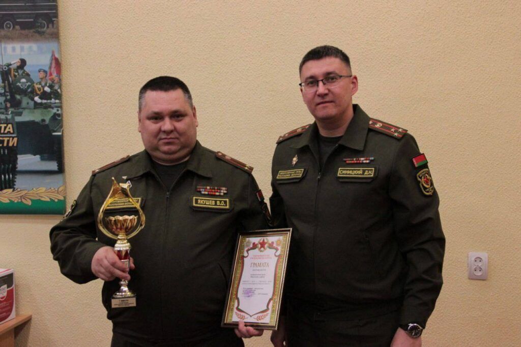 Военный комиссариат Мядельского района победил в спартакиаде комиссариатов  области