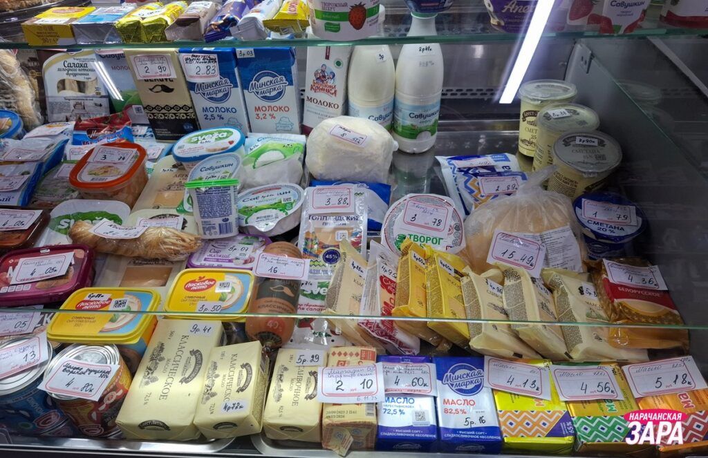 Изучили ассортимент и цены на хлеб и молочку в магазинах Княгинина