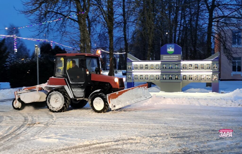 Работники ЖКХ Минской области за ночь расчистили  546 километров дорог