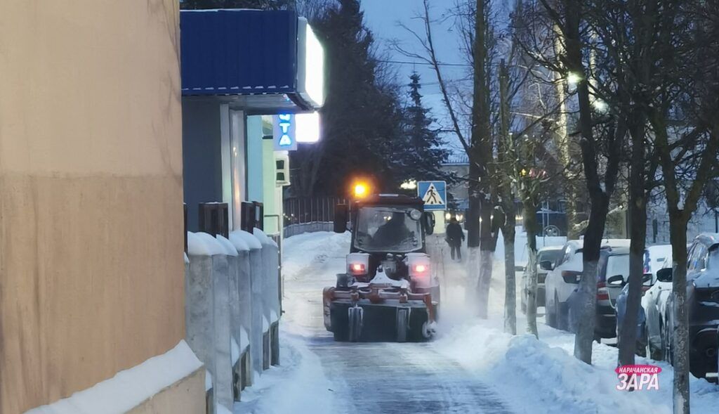Снегоуборочная техника в районе работает в усиленном режиме