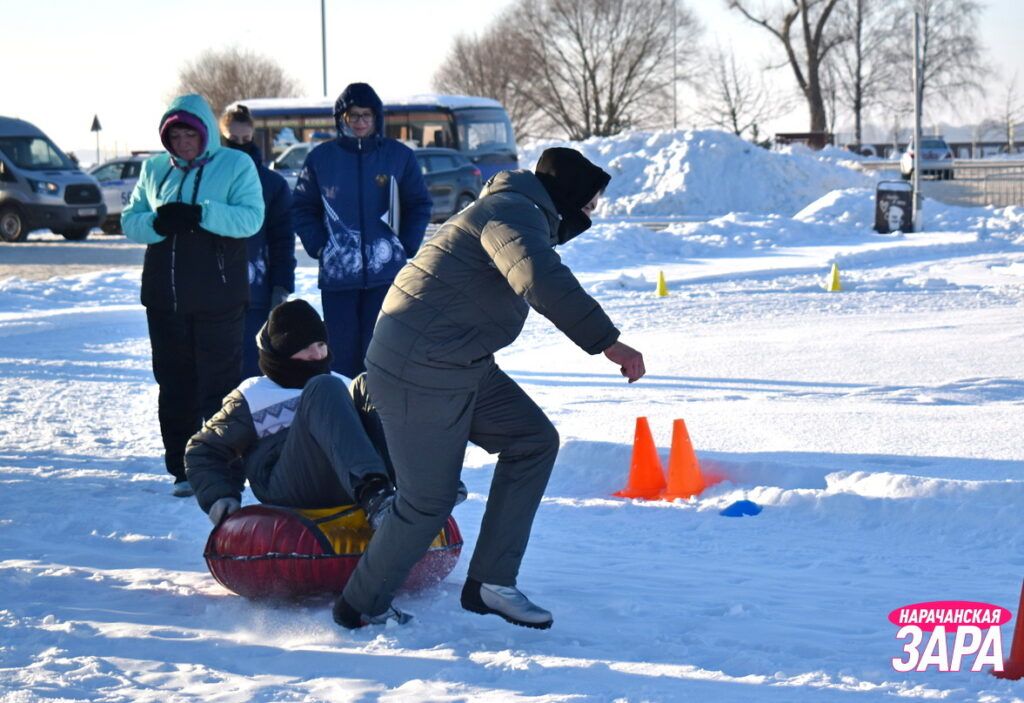 В Мяделе провели зимний спортивный праздник «Энергия единства»
