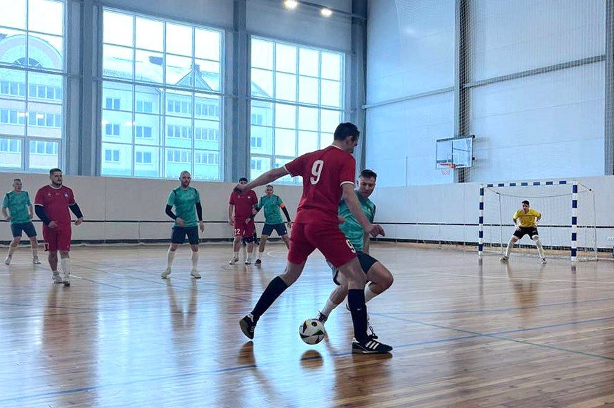 Команда Мядельского района сыграла на финальном этапе Кубка области по мини-футболу