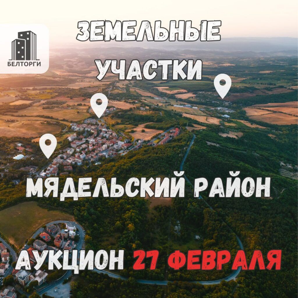 Выставлены на торги земельные участки возле нарочанских озер