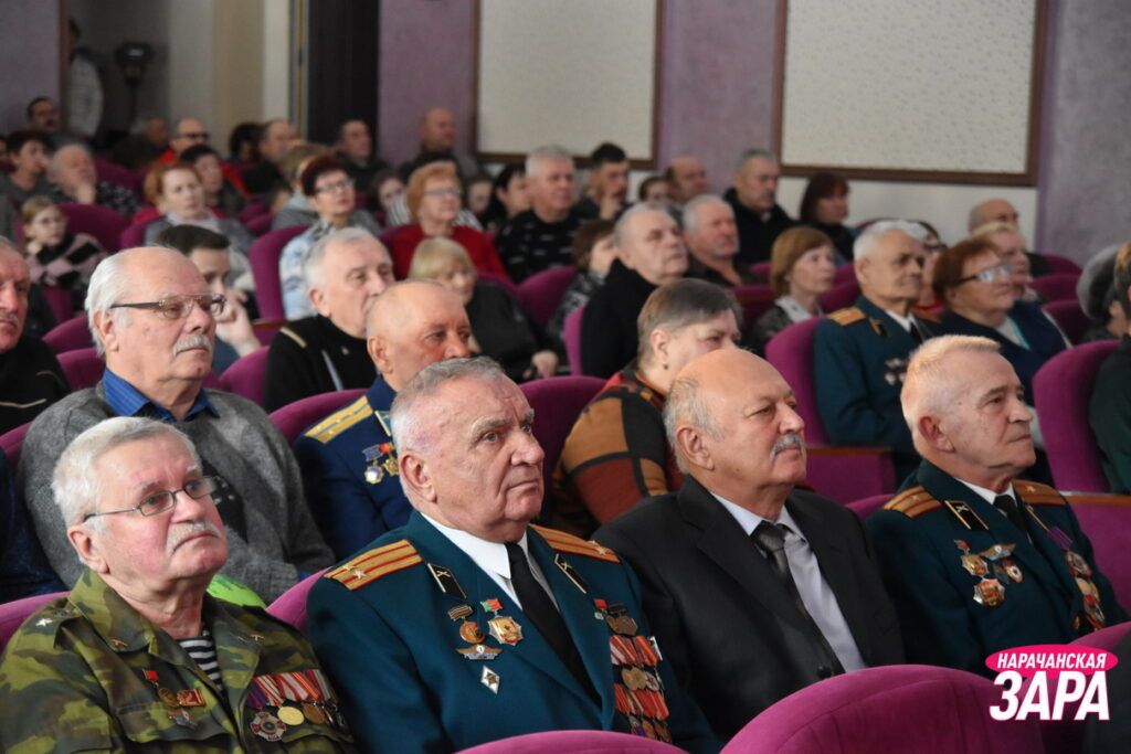 В Мяделе отметили День защитников Отечества