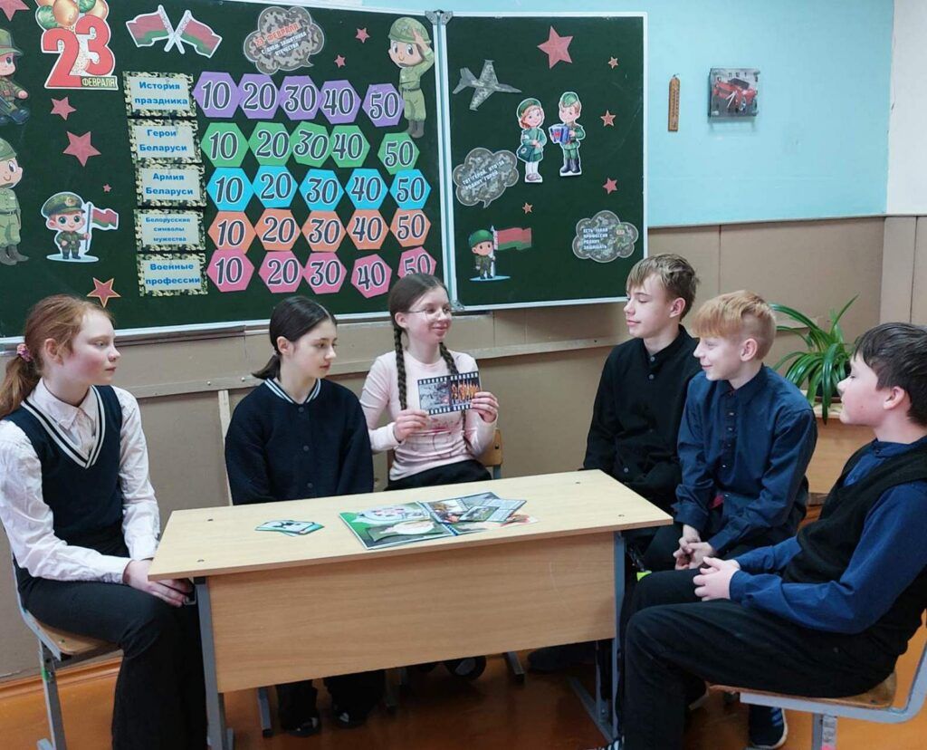 Свирские школьники чествовали защитников Отечества