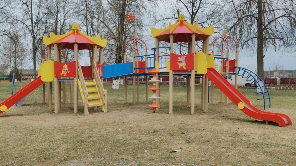 В Будславе появилась детская игровая площадка