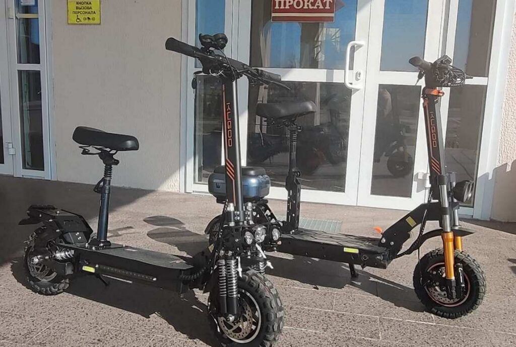 В Мяделе появился прокат электросамокатов