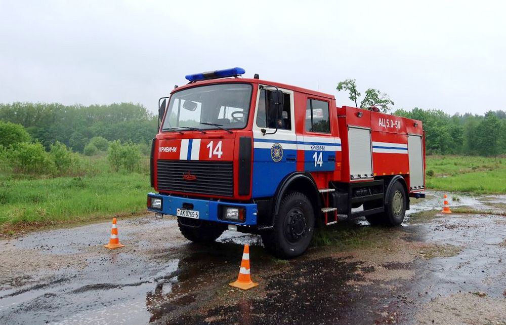 В Мядельском районе определили лучшего водителя среди спасателей