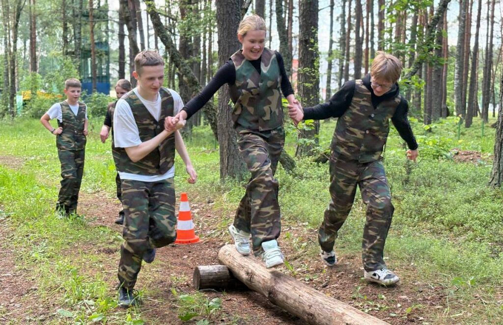 В «Зубренке» соревновались и вспоминали подвиг прошлого