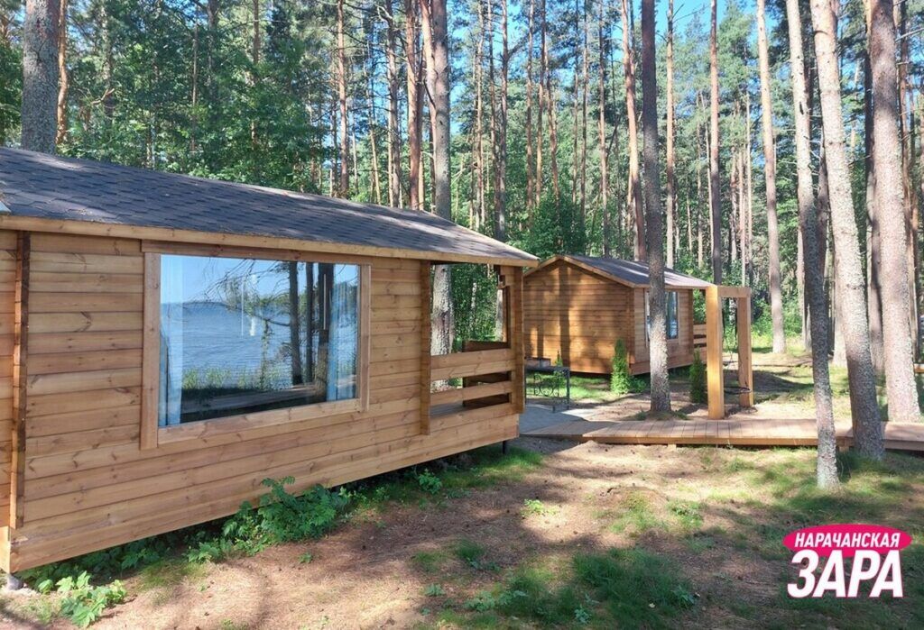 Новые домики появились на автокемпинге «Нарочь»