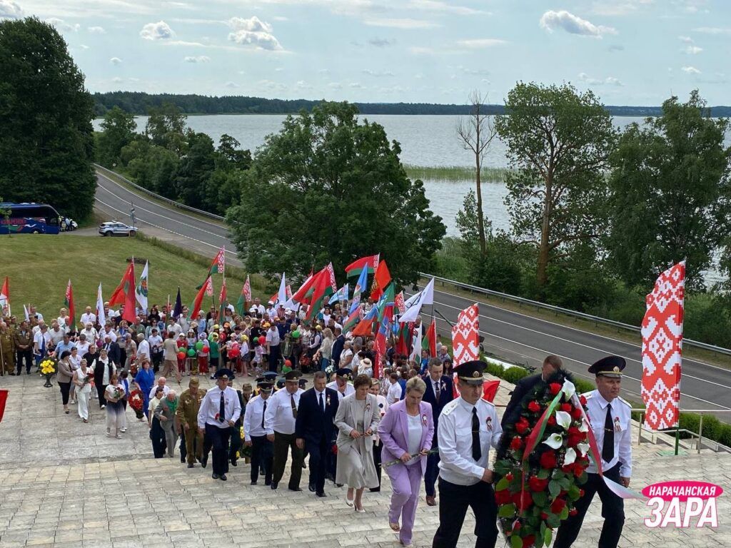 В Мядельском районе отмечают День Независимости Республики Беларусь
