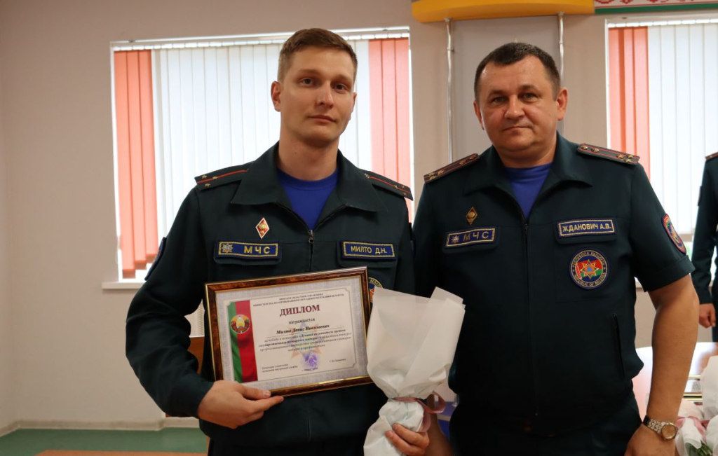 Представитель Мядельского РОЧС победил в номинации областного конкурса