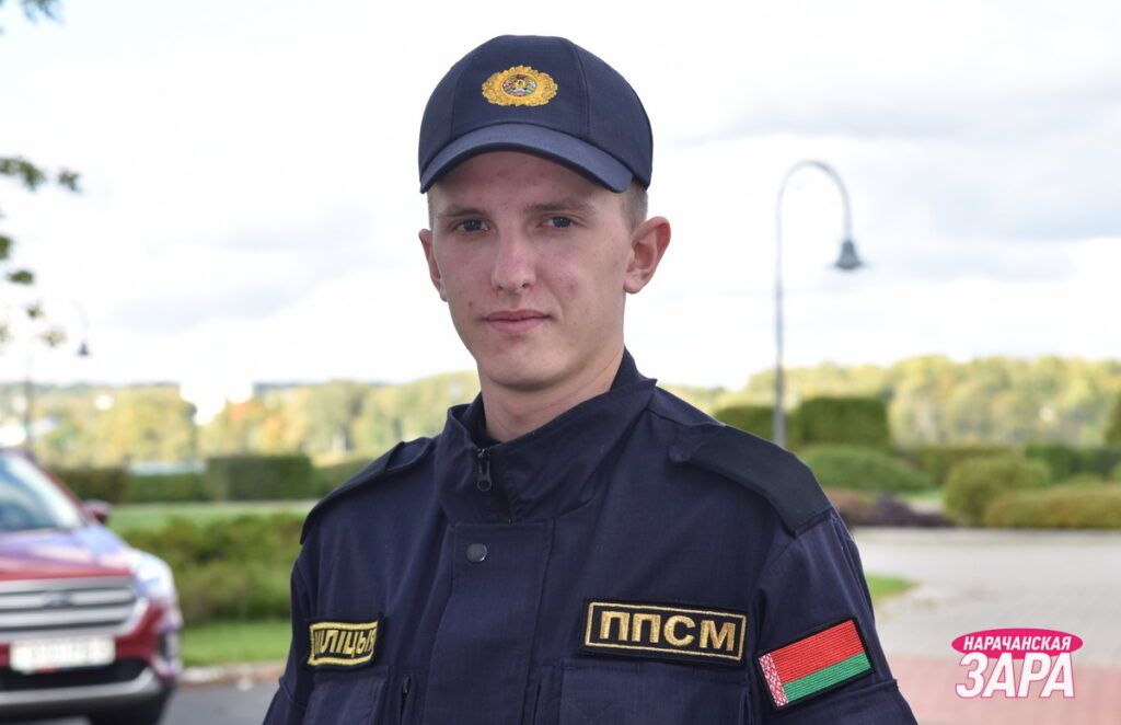 Мядельские милиционеры отмечают День образования патрульно-постовой службы
