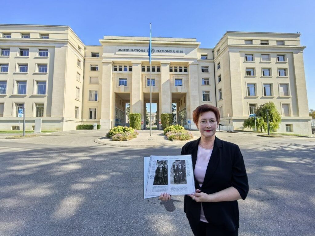 Впервые на площадке ООН в Женеве представили книгу уроженки Мядельского района